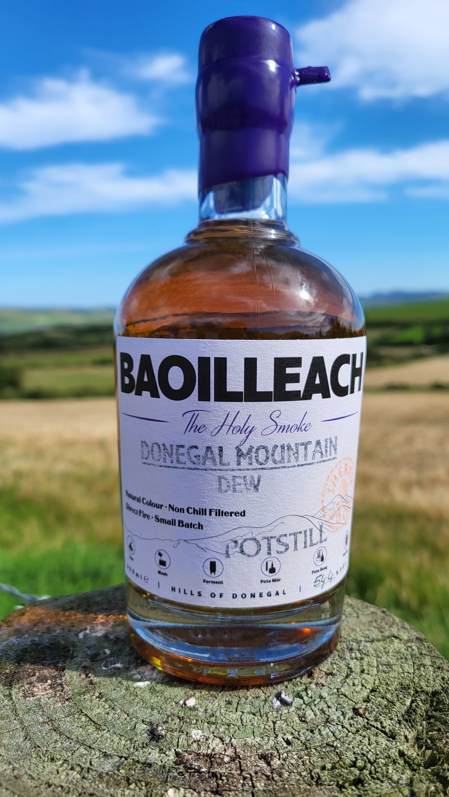 Donegal Mountain Dew  Potstill - Sherry   C/nts Cask 54.4%