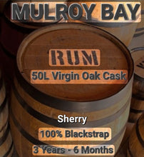 Load image into Gallery viewer, Cask R3 - MULROY BAY - Dark Rum - 100% Blackstrap Cane Molasses - Sherry Seasoned 50L Virgin Oak Cask - 500ml - Cask Strength 60.1%
