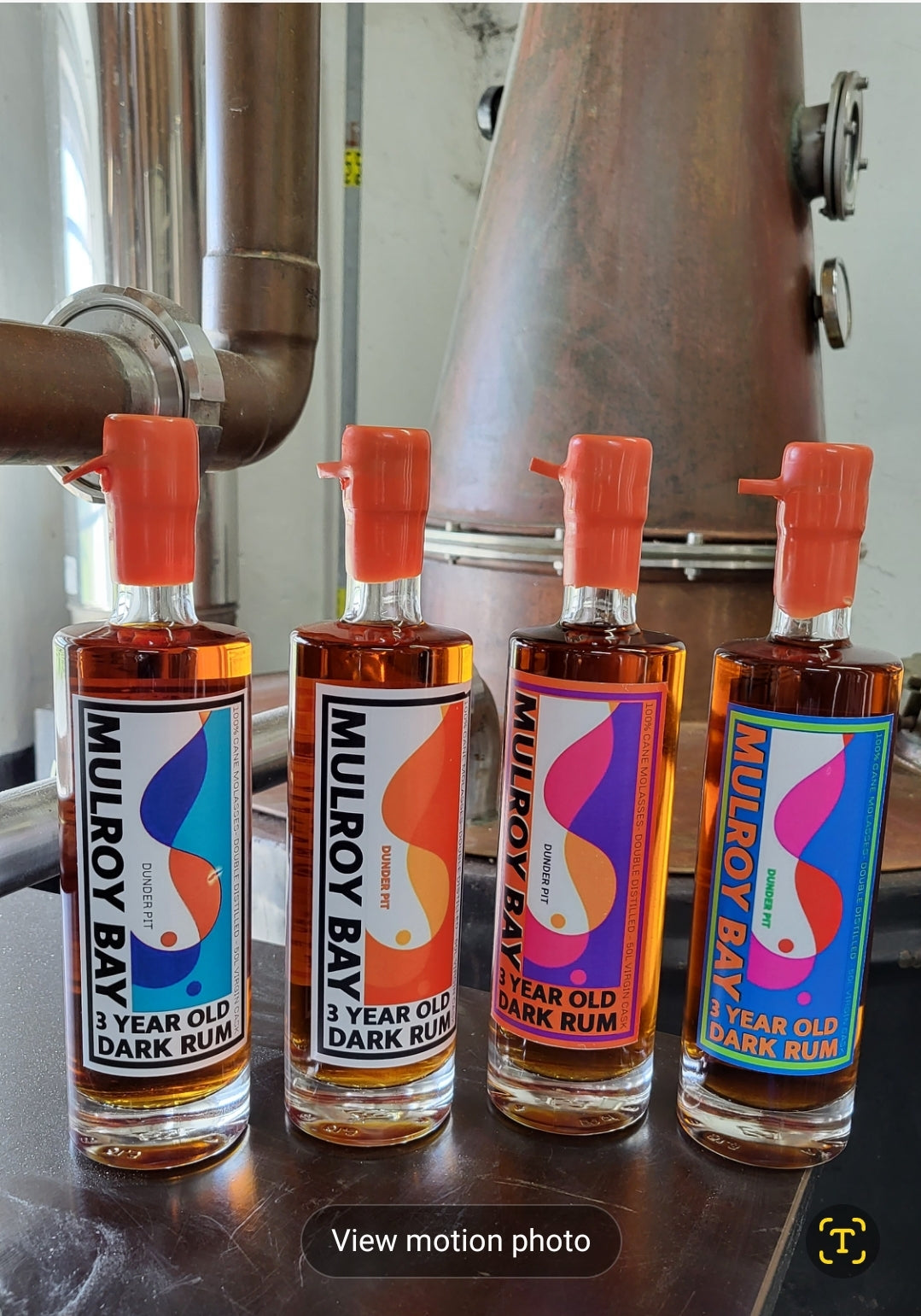 Cask R4 - MULROY BAY - Dark Rum - 100% Blackstrap Cane Molasses - Peated Smoked Sherry Seasoned- 50L Virgin Oak Cask - 500ml - Cask Strength 60.1%